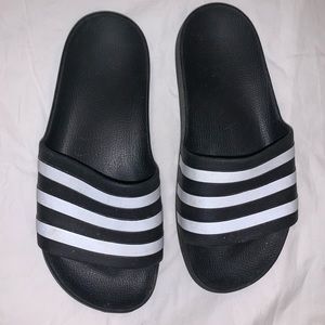Adidas slides size 8.5 women’s